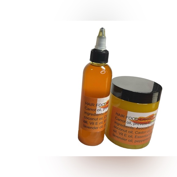 CARROT OIL, AND HAIR POMADE, CARROT HAIR BUTTER. - Picture 4 of 9